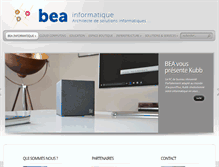 Tablet Screenshot of bea-informatique.fr